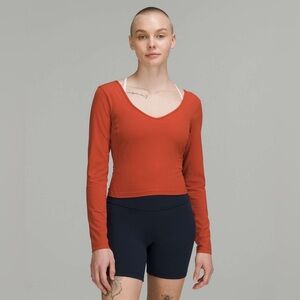 lululemon | Align Long Sleeve Shirt in Red Rock